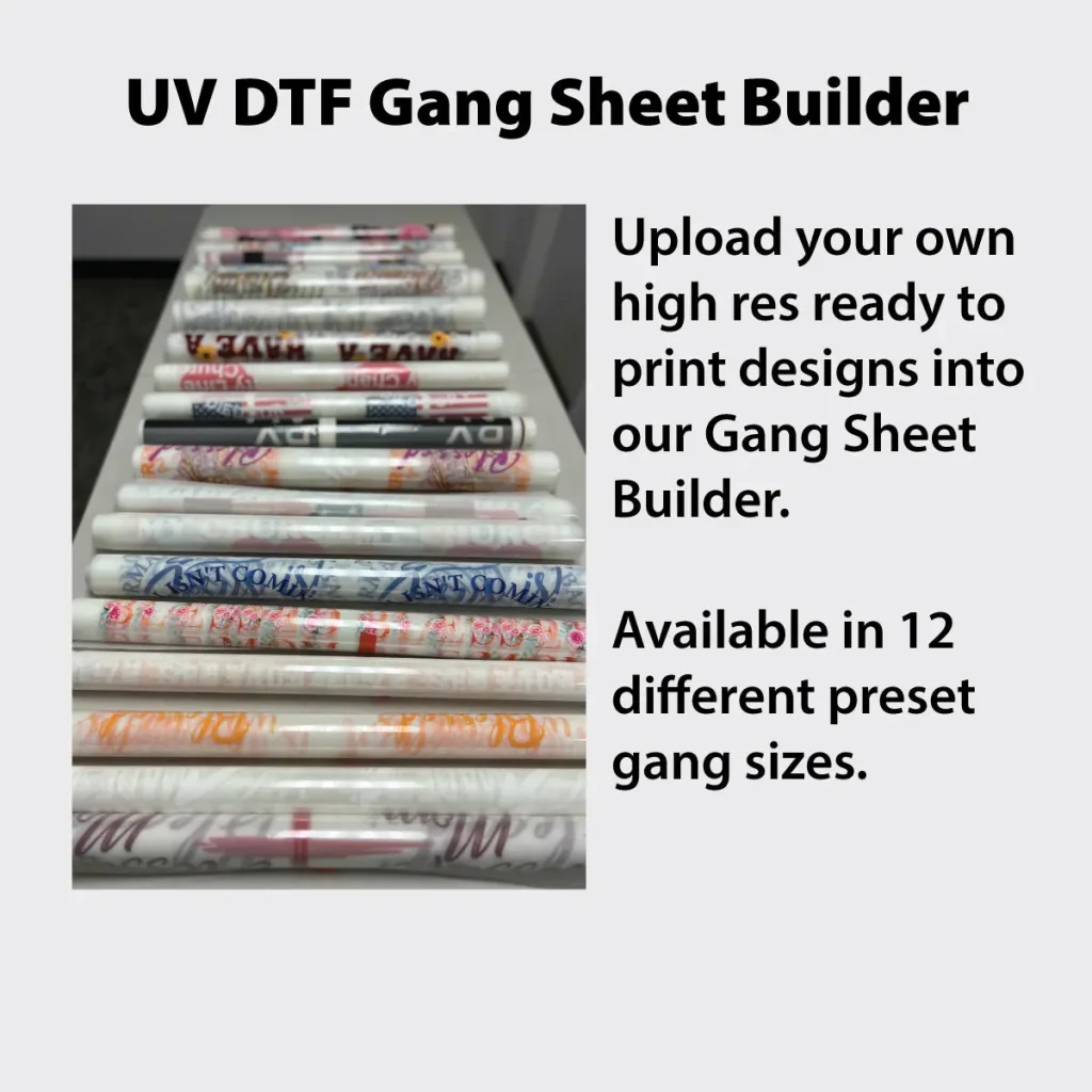 UV DTF gangsheet builder: Boost marketing and efficiency