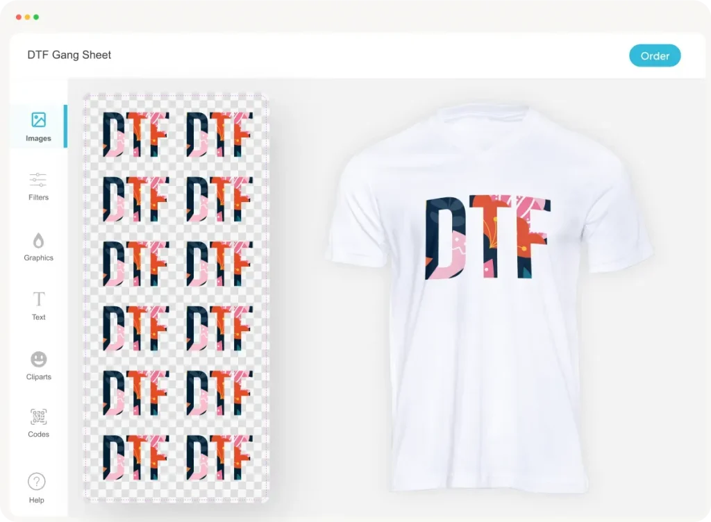 Creating Stunning Designs with a UV DTF Gangsheet Builder